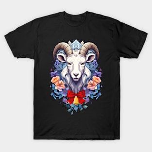 Goat in Flowers T-Shirt